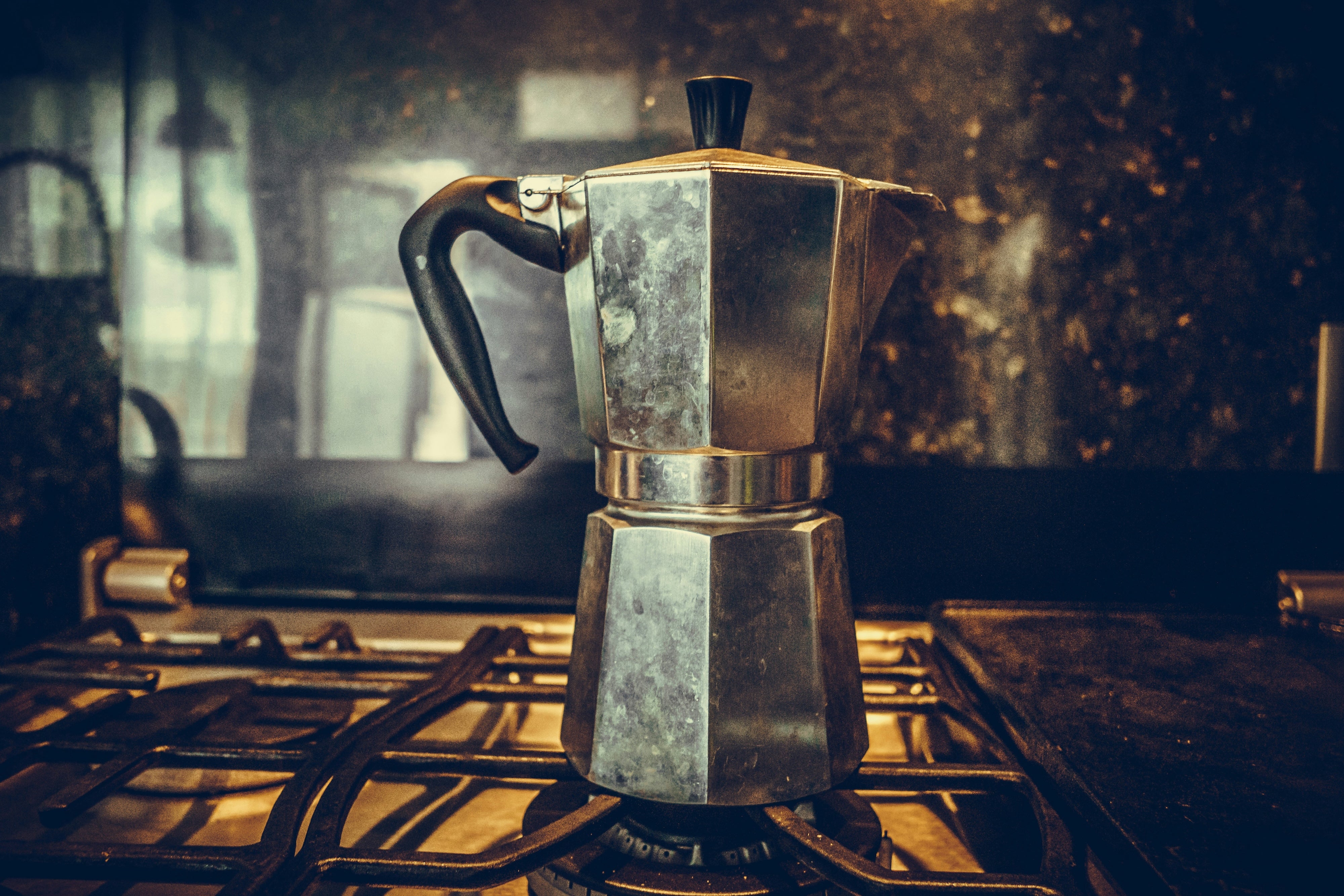 Cafetera Italiana de Acero Inoxidable: