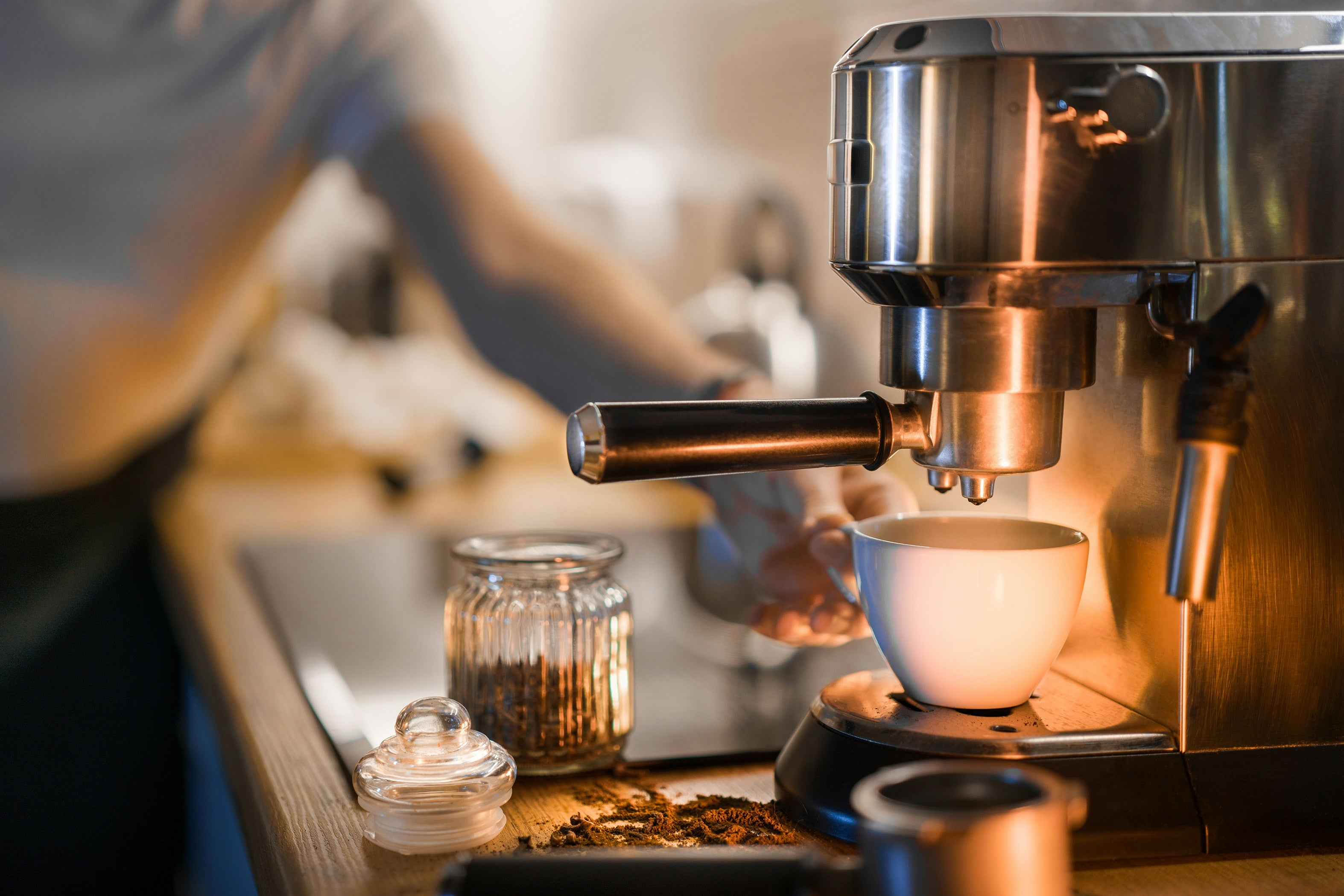 Cafetera Italiana de Acero Inoxidable: